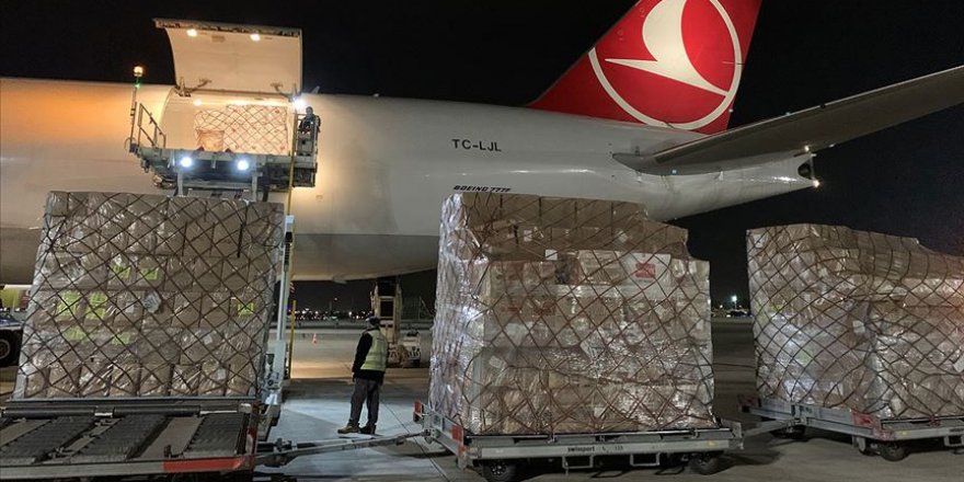 Türkiye'den Filistin'e Kovid-19 sürecinde tıbbi malzeme yardımı