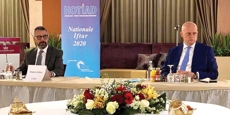 Hollandalı Bakan iftarda konuştu: Merhamet, disiplin ve cömertliğe normalden daha çok ihtiyacımız var