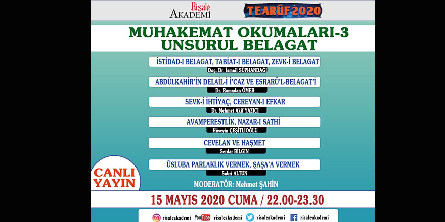 Muhakemat Okumaları canlı yayında