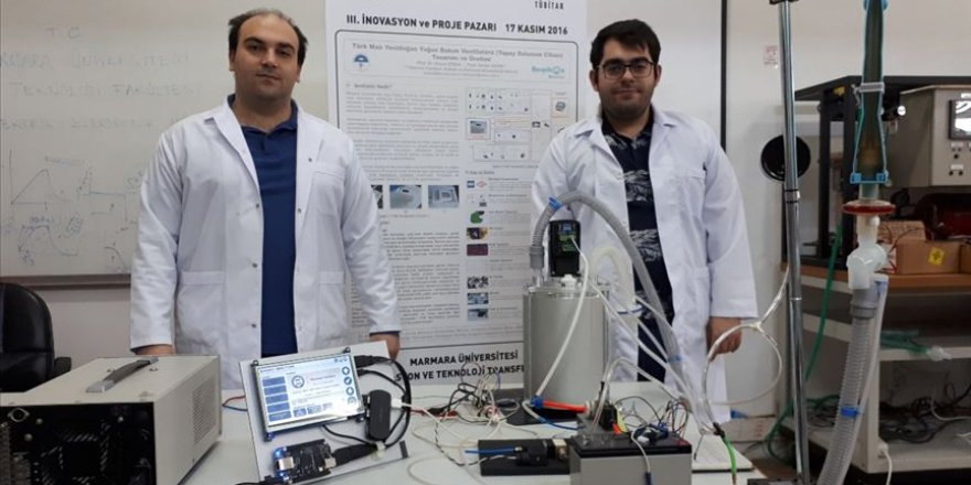 Marmara Üniversitesinde yerli taşınabilir solunum cihazı üretildi