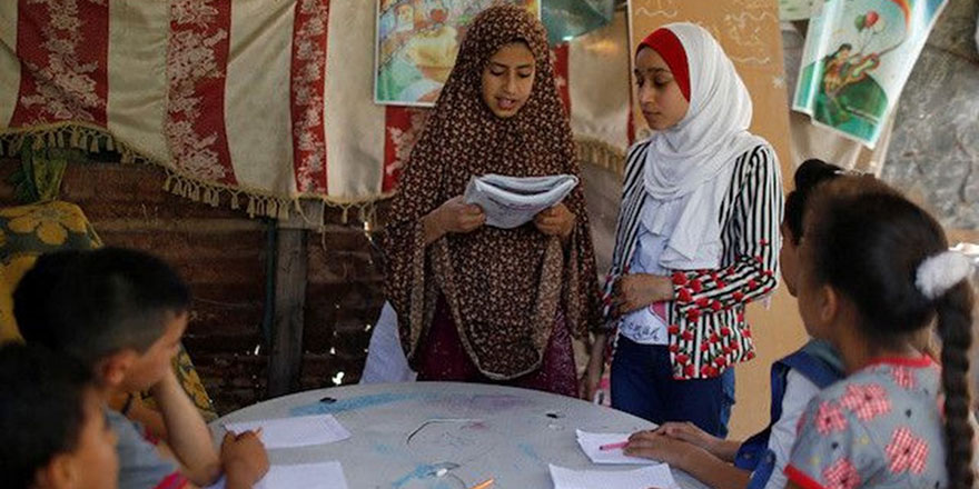 Gazze'de öğrenciler büyük başarı gösterdi