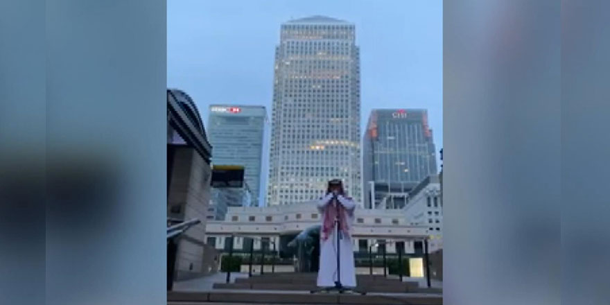 İngiltere'nin finans merkezinde ezan okundu