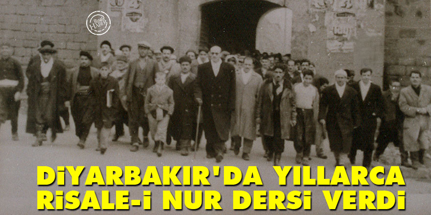Mehmet Kayalar, Diyarbakır'da yıllarca Risale-i Nur dersi verdi
