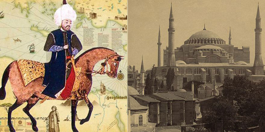 Hz. Muhammed'in (asm) doğumunu müjdeleyen gece Ayasofya'nın kubbeleri yıkıldı