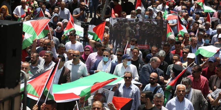 İsrail'in 'ilhak' planı Batı Şeria'da protesto edildi