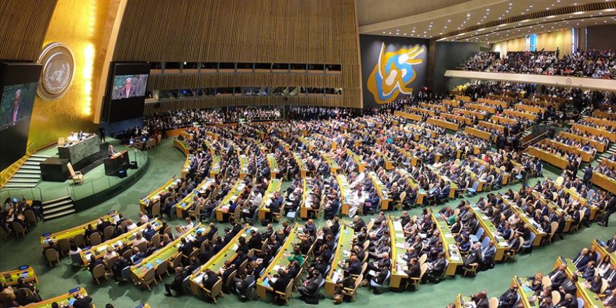 BM Genel Kurulu'nda Filistin ile ilgili karar taslağı ezici bir çoğunlukla kabul edildi