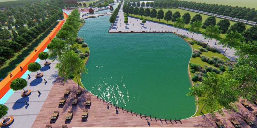 Kayseri'deki millet bahçesinde 120 farklı türde 25 bin ağaç ve bitki yer alacak