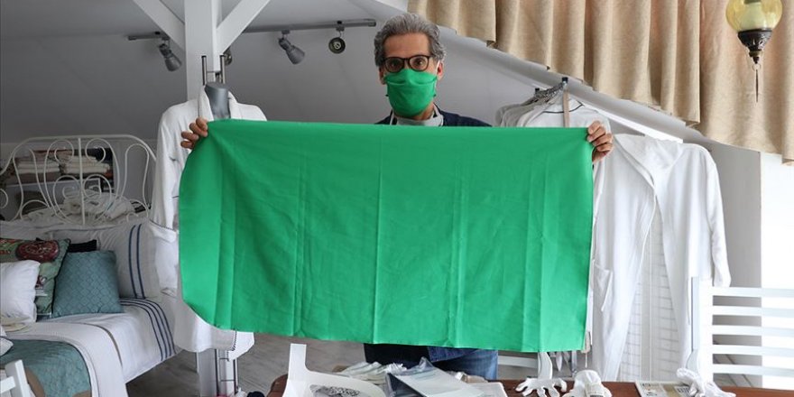 Denizli'de bir tekstil firması antiviral kumaştan seccade üretti