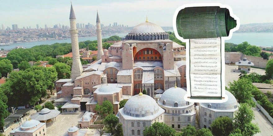 İşte Ayasofya bedduasının bulunduğu vakfiye