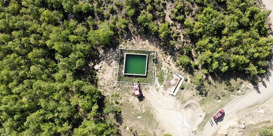 Orman yangınlarına karşı 'havuz'lu önlem