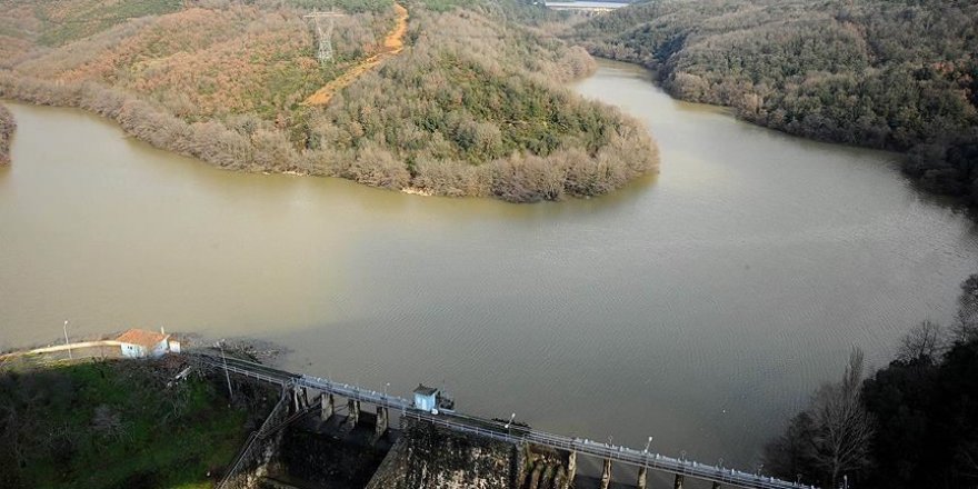 İstanbul'a su sağlayan barajların doluluğu yüzde 64,52