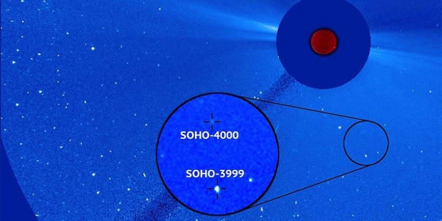 SOHO Teleskobu 4 bininci kuyruklu yıldızı tespit etti