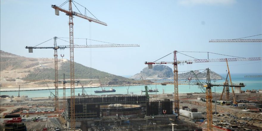 Akkuyu Nükleer Güç Santrali'nin inşaatı devam ediyor