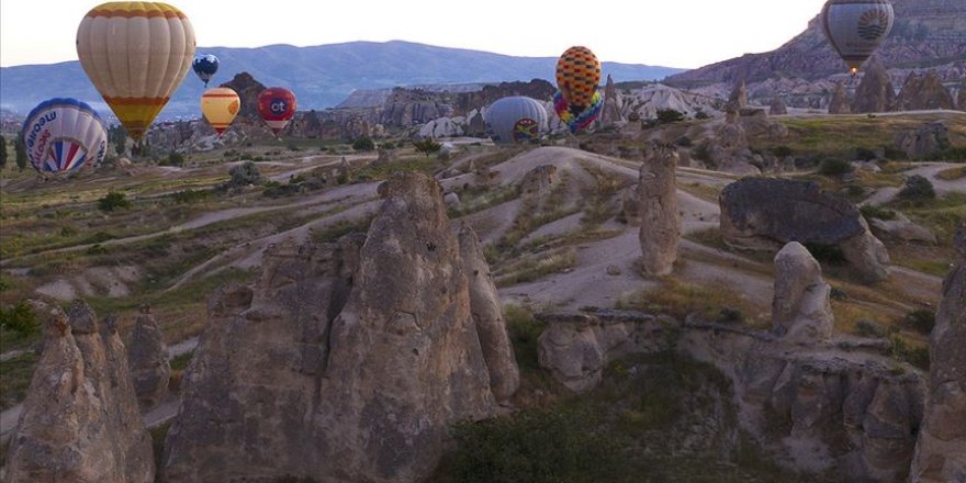 7 ayda Kapadokya'yı 420 bin turist ziyaret etti