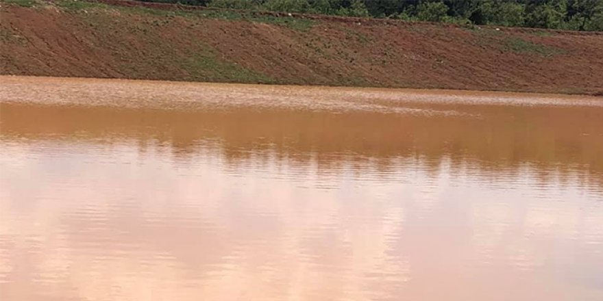 Çamırdık göleti tekrardan su tutmaya başladı