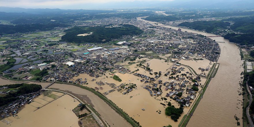 Japonya'da gerçekleşen sel felaketinde can kaybı 56'ya yükseldi