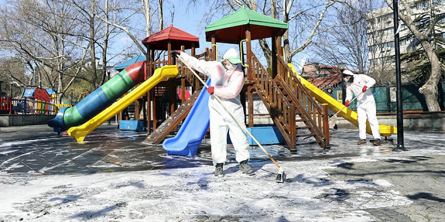 Başkentteki lunaparklarda Kovid-19 hazırlığı