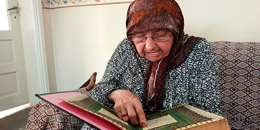 108 yaşındaki Emine nine: Ezan, namaz, Kur'an, tereyağ, bal, zeytin, et...
