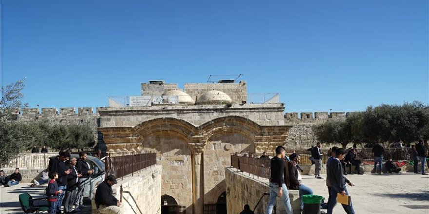 İsrail’in Mescid-i Aksa’nın Rahmet Kapısı’nı kapatma kararına Kudüs ulemasından tepki
