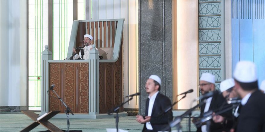 Beştepe Millet Camisi'nde 15 Temmuz şehitleri için dualar edildi