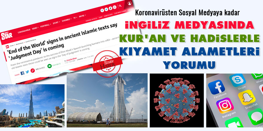 İngiliz Medyasında Kur'an ve Hadislerle Kıyamet Alametleri yorumu