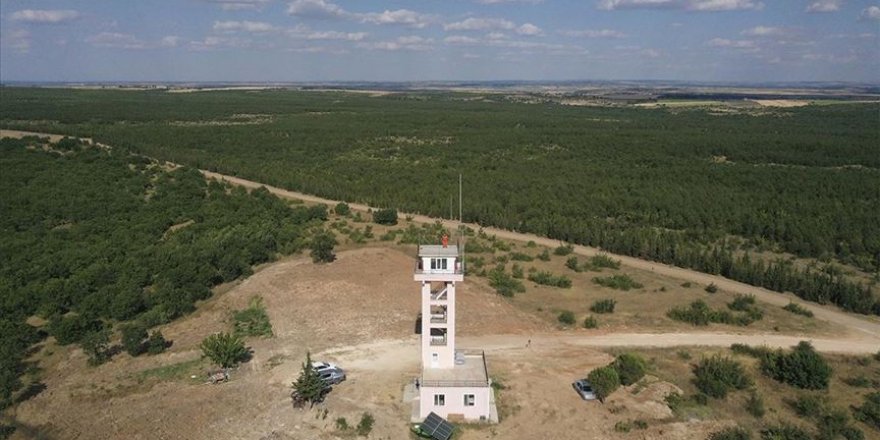 3 yangın kulesi Edirne'nin ormanlarını gözetliyor