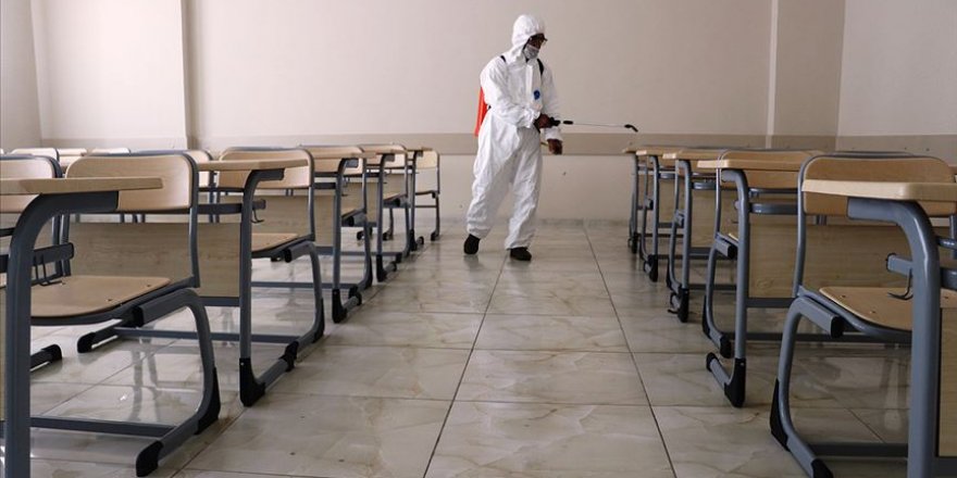 Okullarda tüm dezenfeksiyon çalışmaları tamamlandı