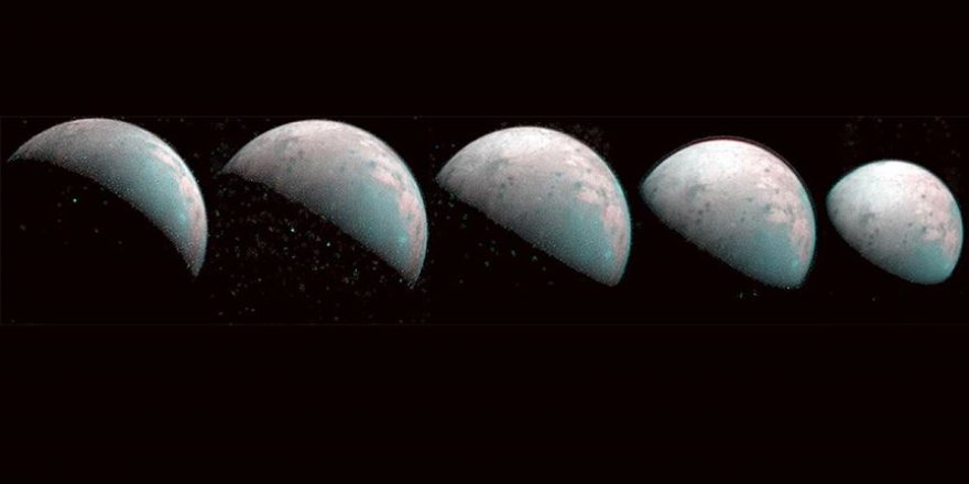 NASA Jüpiter'in uydusunun görüntülerini paylaştı