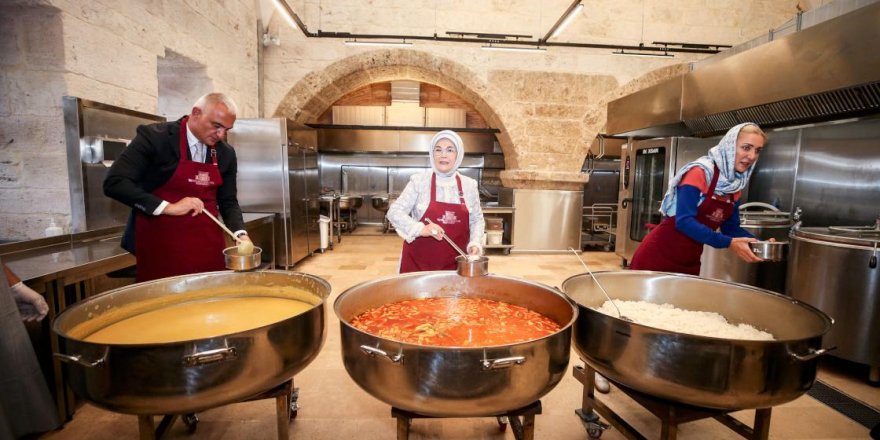 Mihrişah Valide Sultan İmarethanesi restorasyonun ardından havadan görüntülendi