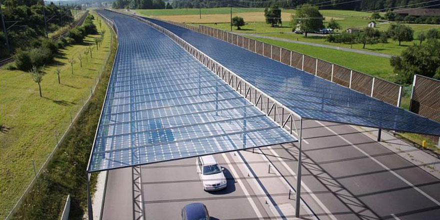 Avrupa'da otobanlara güneş panelleri kurulacak