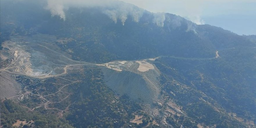Aydın'da çıkıp Muğla'ya kadar uzanan orman yangını kontrol altına alındı