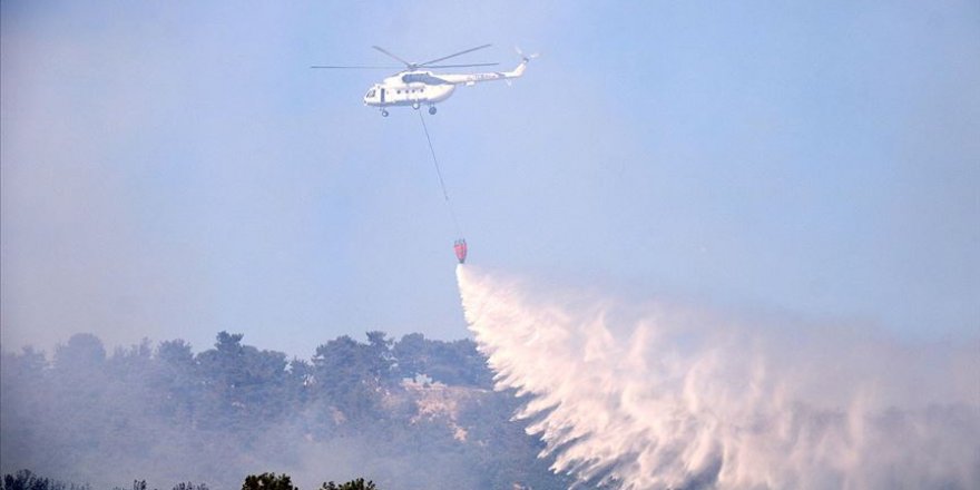 Çanakkale'de çıkan orman yangını kontrol altına alındı