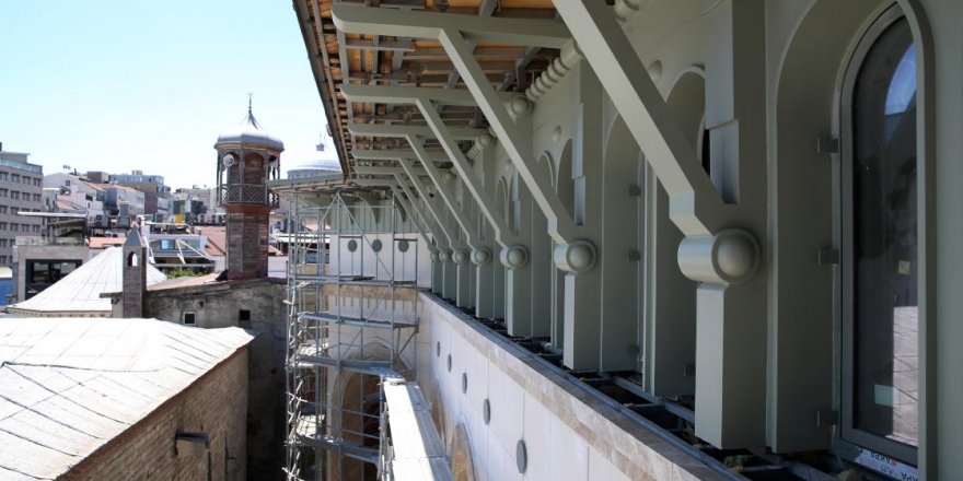 Taksim'e yapılan yeni caminin genel işçiliğinin yüzde 65'i bitti