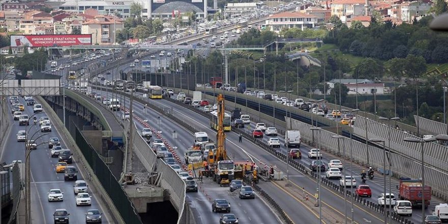 Haliç Köprüsü'ndeki bakım çalışmalarında ikinci etap başladı