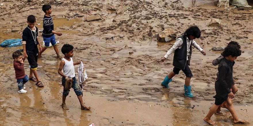 Yemen'deki sel felaketi 58 milyon dolarlık hasara sebep oldu