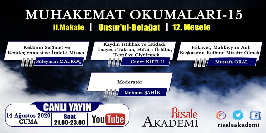 Muhakemat Okumaları-15 canlı yayında