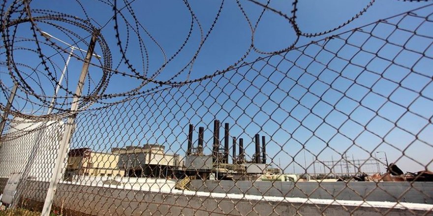 Gazze'deki elektrik santralinde üretim durduruldu