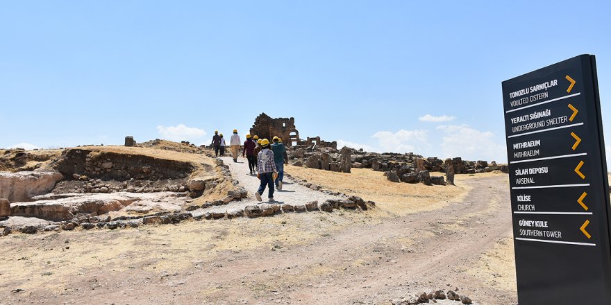 3 bin yıllık Zerzevan Kalesi'nin tarihi gün yüzüne çıkarılıyor