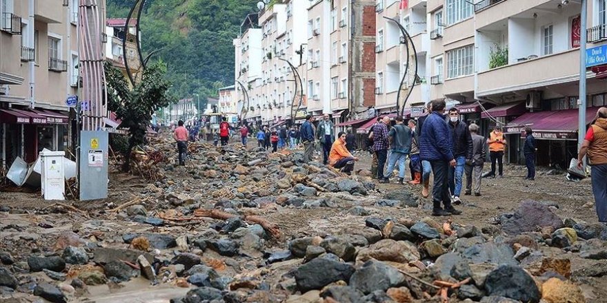 Giresun'daki selde can kaybı 8'e yükseldi