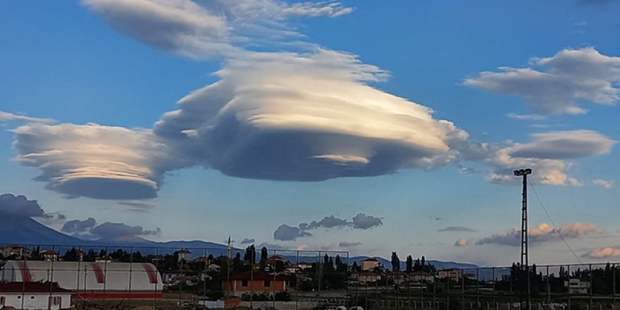 Amasya'da nadir görülen bir bulut formu ortaya çıktı