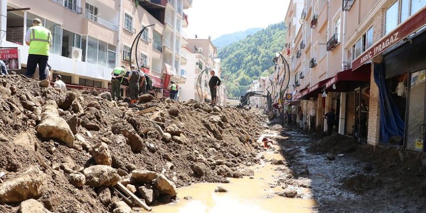 Giresun'da selden etkilenenlere 2,5 milyon TL kaynak aktarılacak