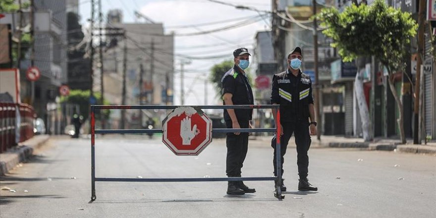 Gazze'de Kovid-19 önlemleri kapsamında sokağa çıkma yasağı uzatıldı