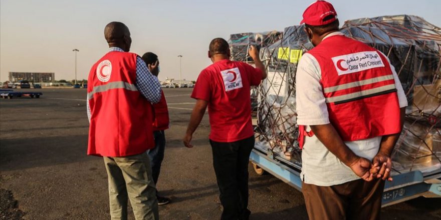 Türk Kızılayı ve Katar Kızılayından Sudan'ın Kovid-19'la mücadelesine destek