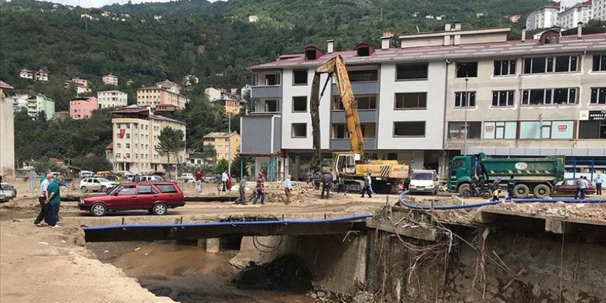 Orman Genel Müdürlüğünden Giresun'da selden etkilenen afetzedelere destek