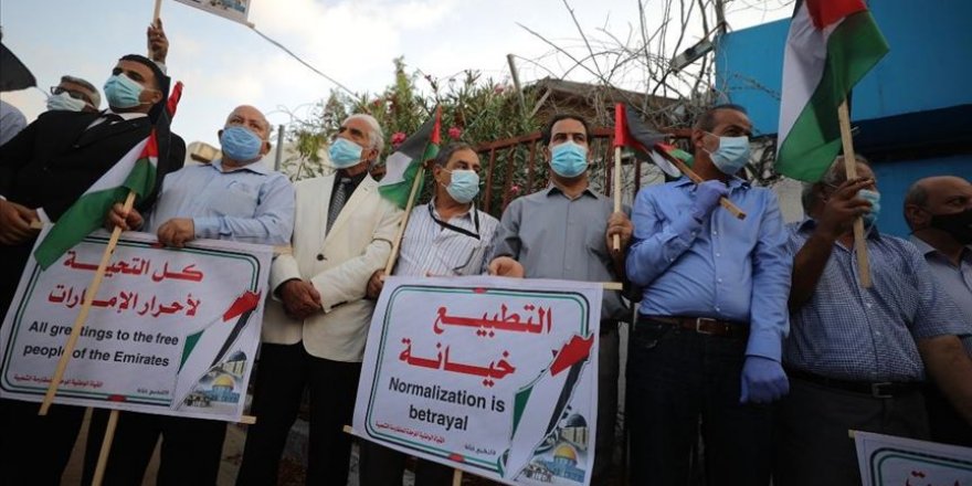 Siyonist işgal rejimi ile normalleşme Yemen'de protesto edildi