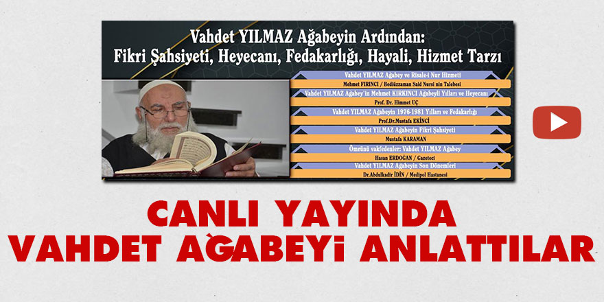 Canlı yayında Vahdet Yılmaz ağabeyi anlattılar