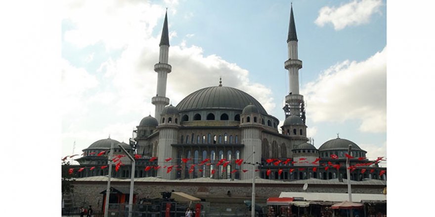 Taksim Camii'nin son hali görüntülendi