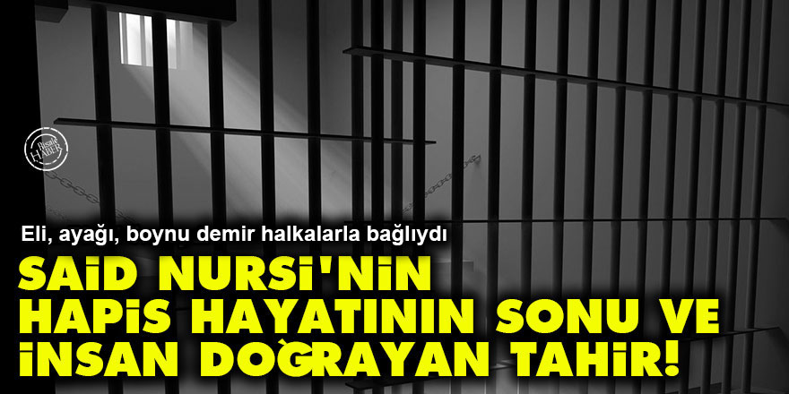 Said Nursi'nin hapis hayatının sonu ve insan doğrayan Tahir!