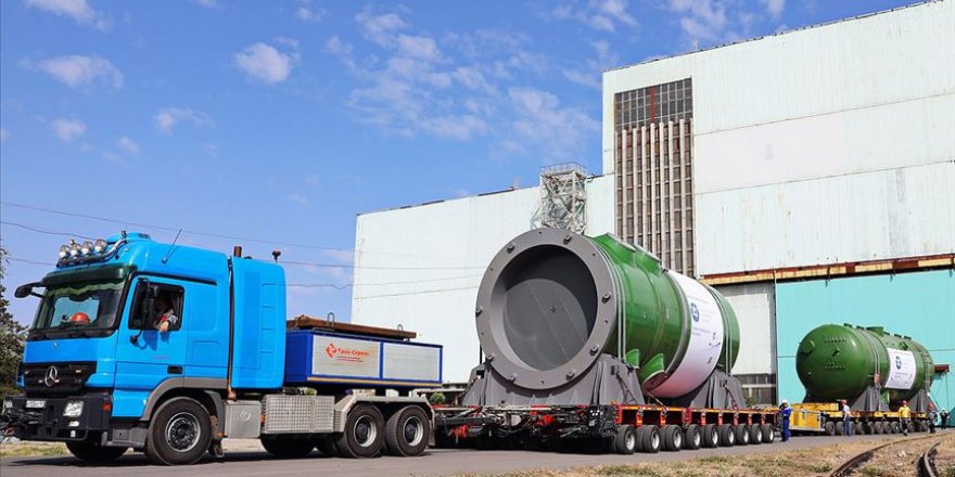 Akkuyu NGS için üretilen reaktör basınç kabı Türkiye'ye gönderildi