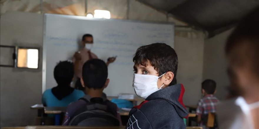 İdlib'de okullar yüzyüze eğitime açıldı